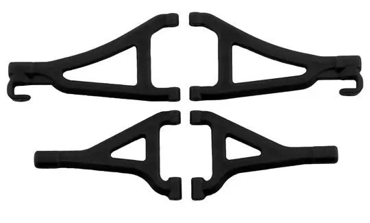 Rpm R/C Products - Black Fr Up/Low A-Arms 1/16 Erevo 1