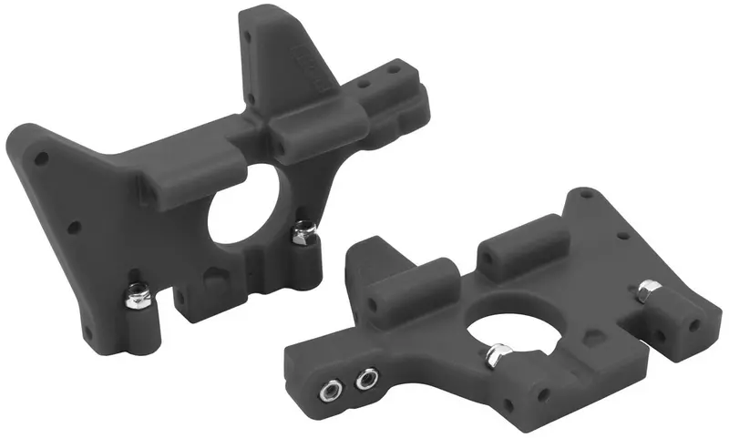 Rpm R/C Products - Black Front Bulkheads (Fits All Versions Of The T-Maxx & E-Maxx Line Of Trucks) 1