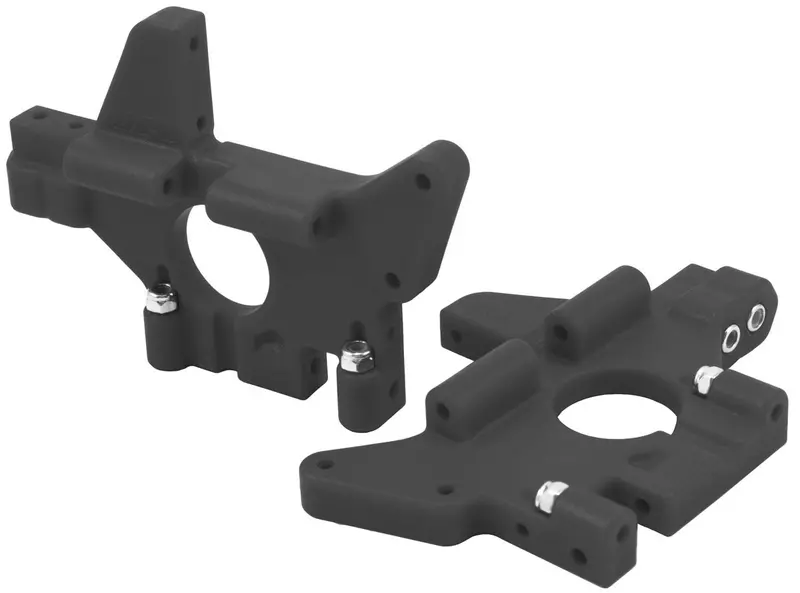 Rpm R/C Products - Black Rear Bulkheads (Fits All Versions Of The T-Maxx & E-Maxx Line Of Trucks) 1