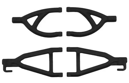 Rpm R/C Products - Black Rear Up/Low Arms 1/16 E Revo 1