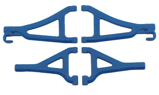 Rpm R/C Products - Blue Fr Up/Low A-Arms 1/16 Erevo 1