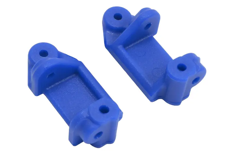 Rpm R/C Products - Blue Front Caster Blocks (Slash 2Wd, Nitro Slash, E-Rustler & E-Stampede 2Wd) 1