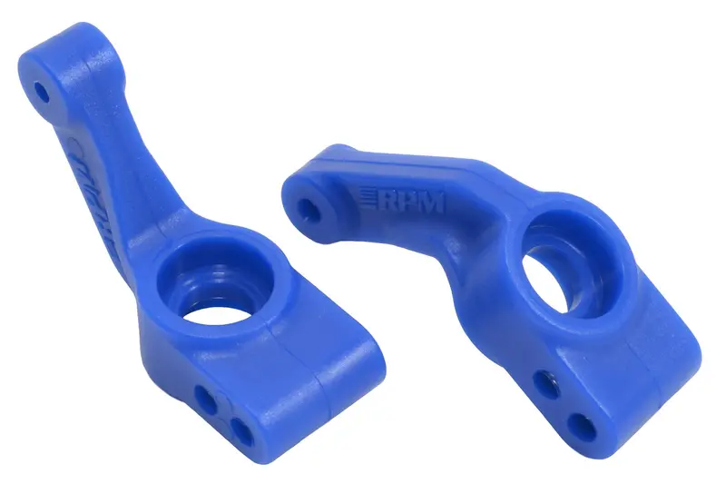 Rpm R/C Products - Blue Rear Bearing Carriers (Slash 2Wd, E-Rustler, E-Stampede 2Wd & Bandit) 1