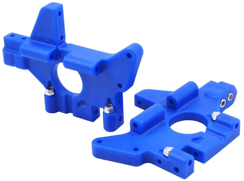 Rpm R/C Products - Blue Rear Bulkheads (Fits All Versions Of The T-Maxx & E-Maxx Line Of Trucks) 1