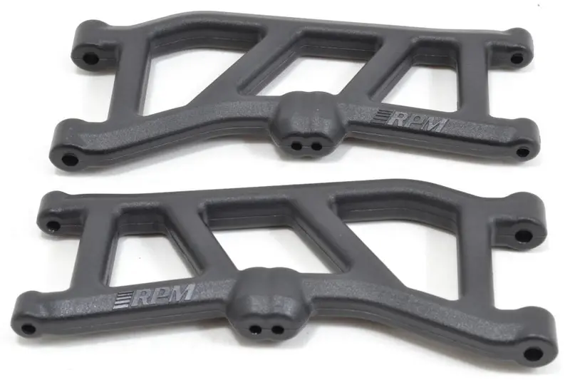 Rpm R/C Products - Front A-Arms For The Arrma Kraton & Outcast 4S Black 1