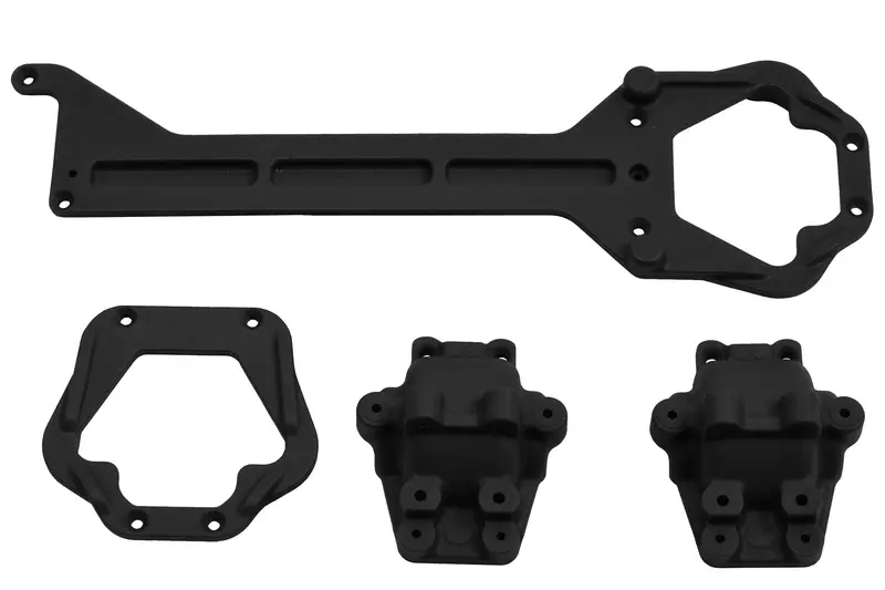 Rpm R/C Products - Front And Rear Upper Chassis And Differential Covers For The Latrax Teton And Rally 1