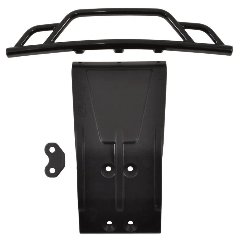 Rpm R/C Products - Front Bumper And Skid Plate For The Losi Ten Scte - Black 1
