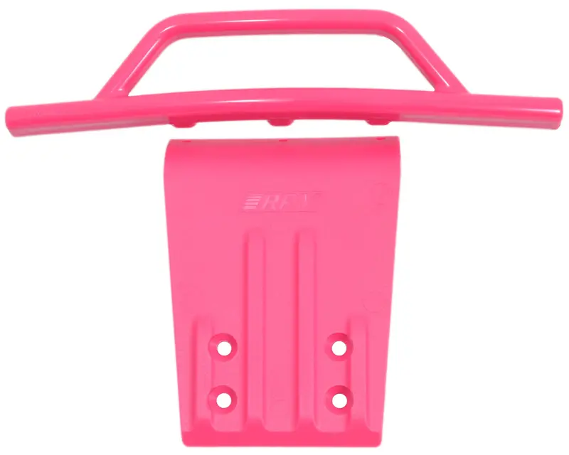 Rpm R/C Products - Front Bumper And Skid Plate, Pink, For Traxxas Slash 2Wd & Nitro Slash 1