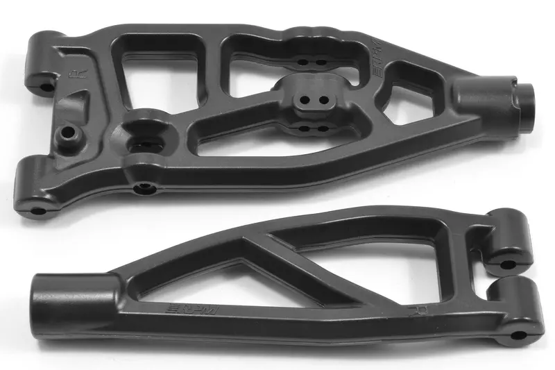 Rpm R/C Products - Front Right A-Arms For Arrma 6S (V5 & Exb) Vehicles, Black 1