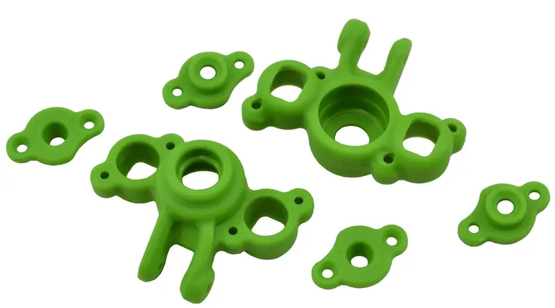 Rpm R/C Products - Green Axle Carriers For Traxxas 1/16Th Scale Vehicles 1