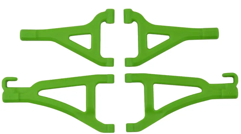 Rpm R/C Products - Green Front Upper & Lower A-Arms For Traxxas Mini E-Revo 1