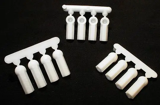 Rpm R/C Products - Hvy Duty Rod Ends 12 White 1