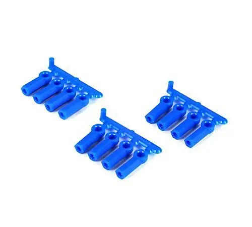 Rpm R/C Products - Hvy Duty Rod Ends Blue/12 1