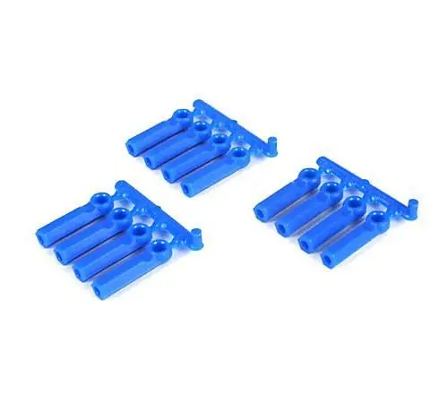 Rpm R/C Products - Long Shank Rod Ends Blue/12 1