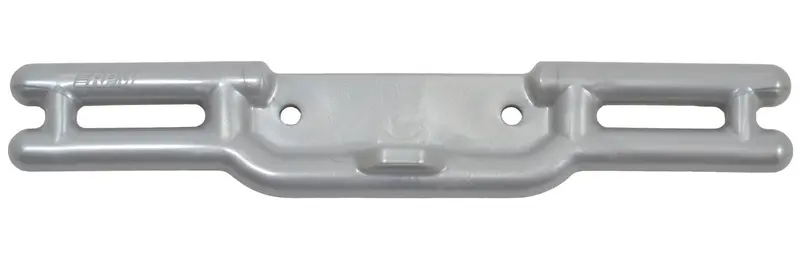 Rpm R/C Products - Rear Bumper, Silver, For Traxxas Revo 1