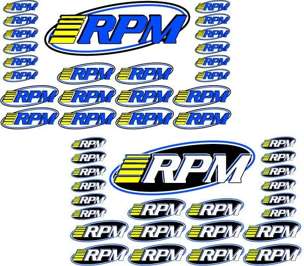 Rpm R/C Products - Rpm Pro Logo Decal Sheets 1