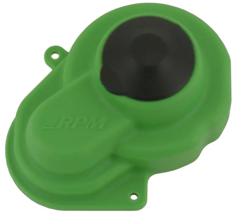 Rpm R/C Products - Sealed Gear Cover - Slash, E- Rustler, Stampede, Bandit -Grn 1