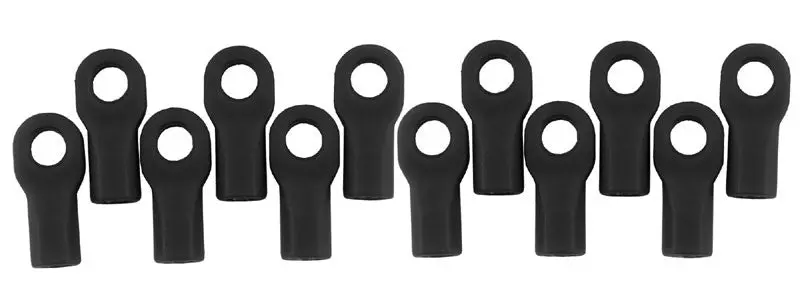Rpm R/C Products - Short Rods Ends - Black 1