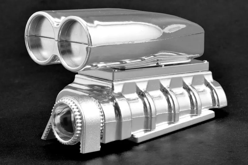 Rpm R/C Products - Shotgun Style Mock Intake & Blower For Most 1/12Th - 1/8Th Scale Bodies 1