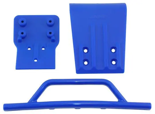 Rpm R/C Products - Slash 4X4 Frt Bumper/Skid Blue 1