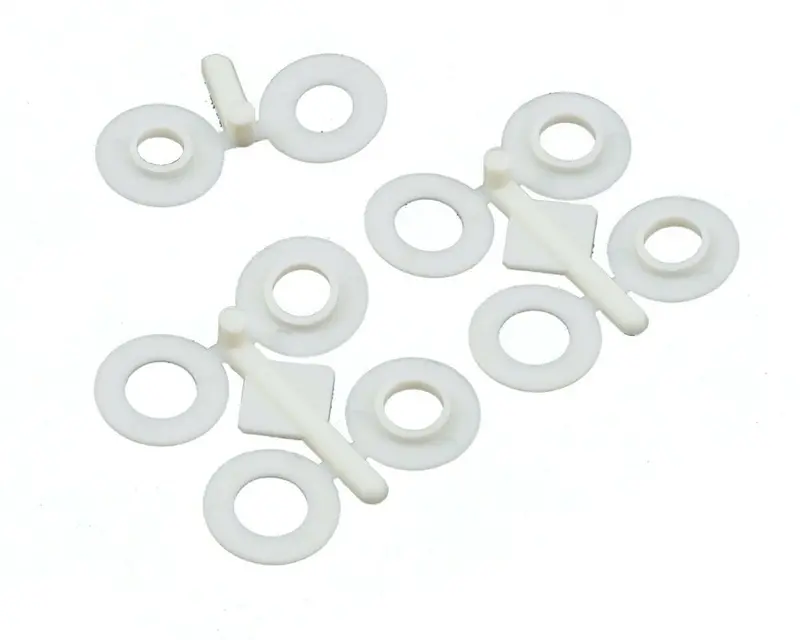 Rpm R/C Products - Snap Tite Body Savers, For Traxxas Slash/Nitro Slash, Dyeable White 1