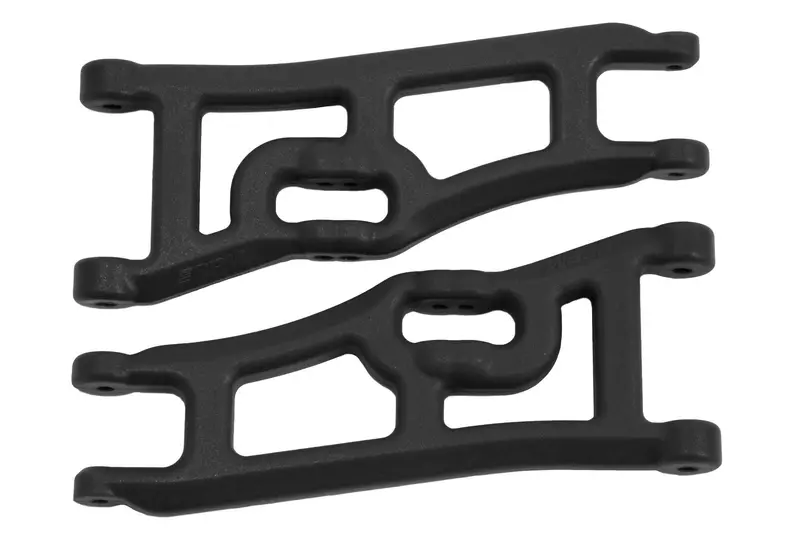 Rpm R/C Products - Wide Front A-Arms, Traxxas E-Rustler & Stampede 2Wd - Black 1
