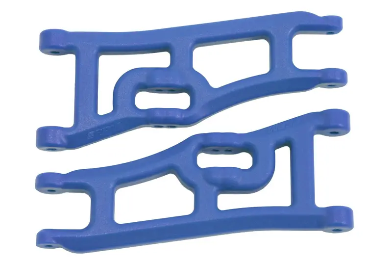 Rpm R/C Products - Wide Front A-Arms, Traxxas E-Rustler & Stampede 2Wd - Blue 1