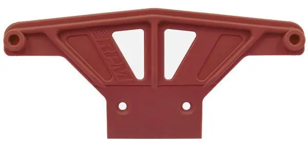 Rpm R/C Products - Wide Front Bumper For Traxxas Rustler, Stampede, Nitro Sport & Bandit-Red 1
