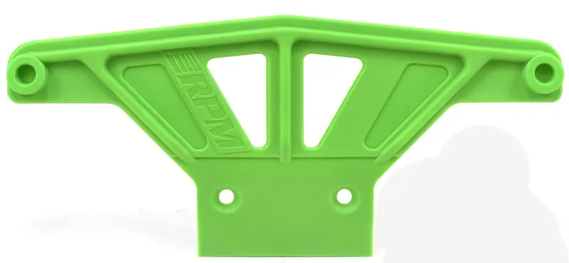 Rpm R/C Products - Wide Front Bumper Green Rustler/Stampede/Bandit 1