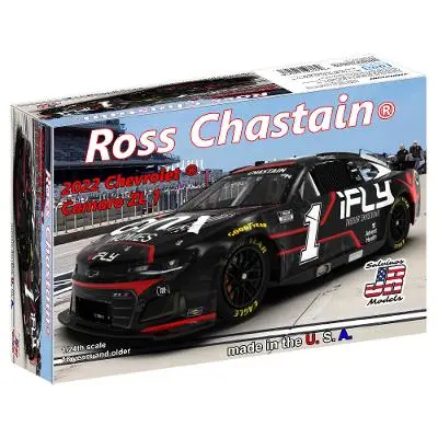 Salvinos Jr Models - 1/24 Trackhouse Racing Ross Chastain 2022 Camaro Plastic Model Car Kit 1