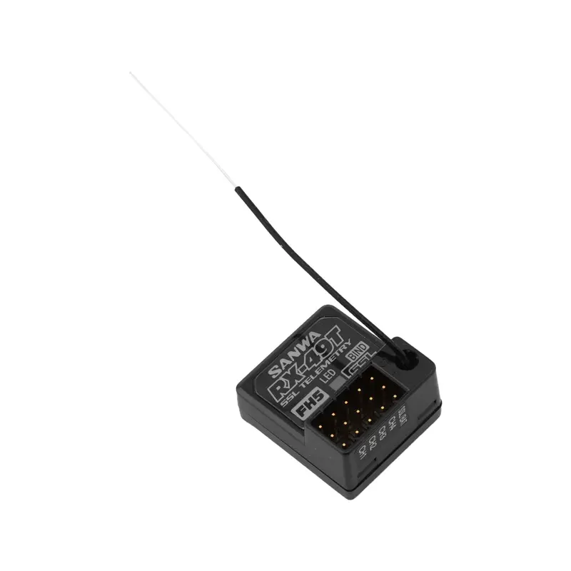 Sanwa - Sanwa 4 Ch Rx-49T Fh5 Telemetry Receiver 1