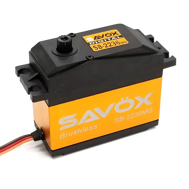 Savox - 1/5 Scale, High Voltage, Brushless, Digital Servo .13Sec / 555Oz @ 7.4V 1
