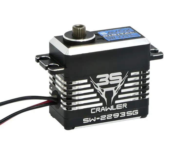 Savox - 3S Direct Power High Voltage Brushless, Waterproof Servo 0.11Sec/972.1Oz 1