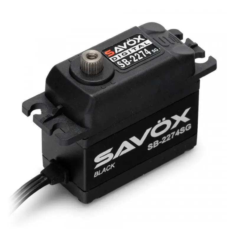 Savox - Black Edition High Voltage Brushless Digital Servo 0.080Sec / 347.2Oz @ 7.4V 1
