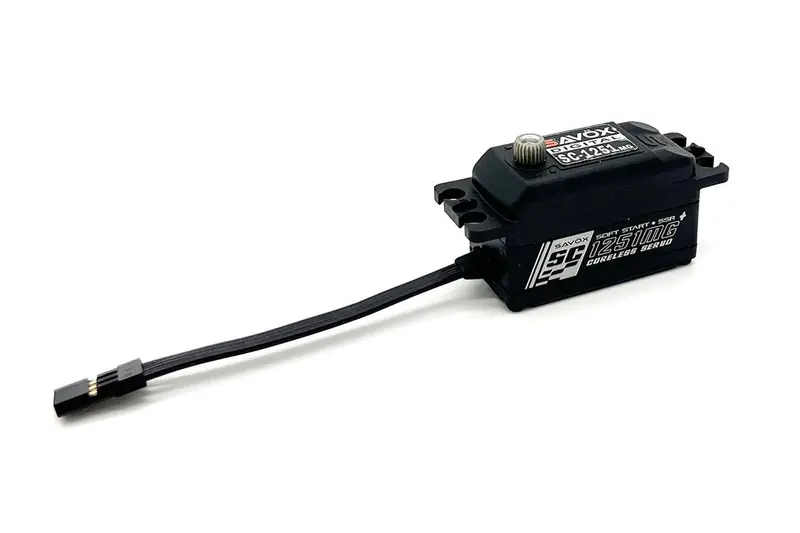Savox - Black Edition, Low Profile Digital Servo With Soft Start, 0.09Sec / 125Oz @ 6V 1