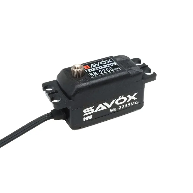 Savox - Black Edition Low Profile High Voltage Brushless Digital Servo 0.08Sec / 166.6Oz @ 7.4V 1