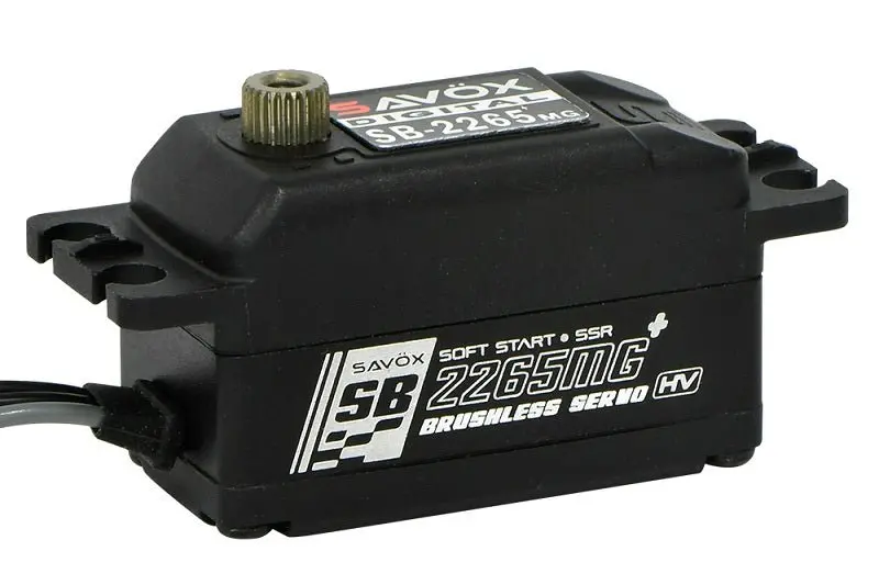 Savox -Black Edition Low Profile High Voltage Brushless Digital Servo, 236.1 Oz/In, 0.07S/60Deg, 8.4V 1