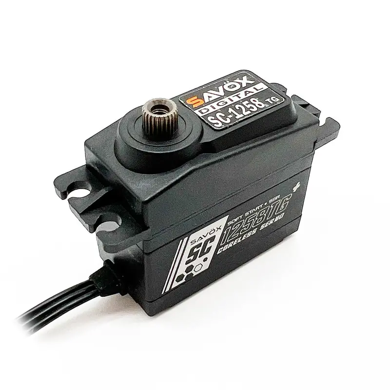 Savox - Black Edition, Standard Size Coreless Digital Servo, 0.08Sec / 166Oz @ 6V 1