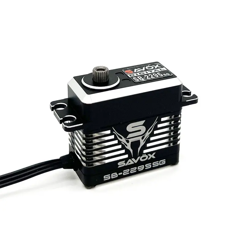 Savox - High Torque, High Voltage Monster Brushless Servo, Black Edition, 0.050Sec / 555.5Oz @ 8.4V 1