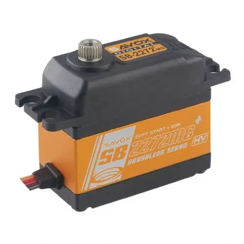 Savox - High Voltage Brushless Digital Gyro Servo With Soft Start, 0.028Sec / 138.9Oz @ 8.4V 1
