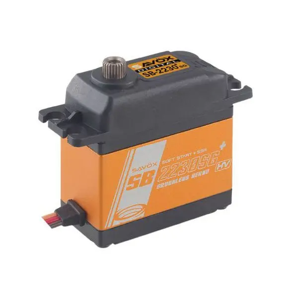Savox - High Voltage Brushless Digital Servo (Tall) With Soft Start, 0.11Sec / 763.8Oz @ 8.4V 1