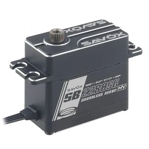 Savox - High Voltage Brushless Steel Gear Monster Torque Servo With Soft Start, 0.12Sec / 833.2Oz @ 8.4V 1