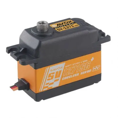 Savox - High Voltage Coreless Digital Servo With Soft Start, 0.08Sec / 347.2Oz @ 7.4V 1
