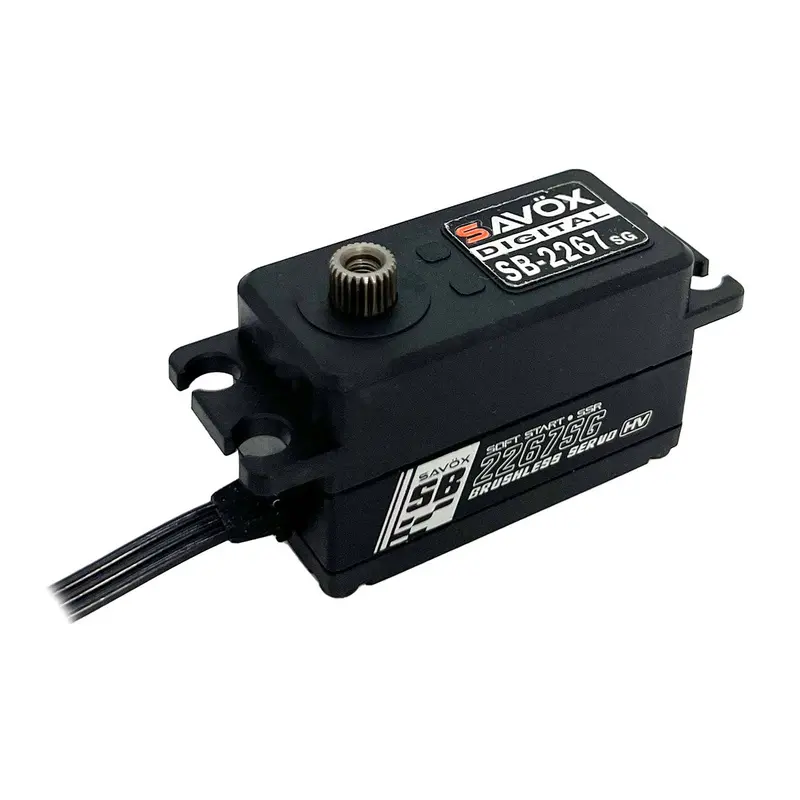Savox - High Voltage, Steel Gear, Monster Low Profile Servo With Soft Start, 0.065Sec / 444.4Oz @ 8.4V 1