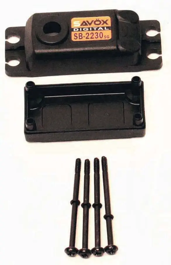 Savox - Top And Bottom Servo Case With Screws For Sgsb2230sg 1