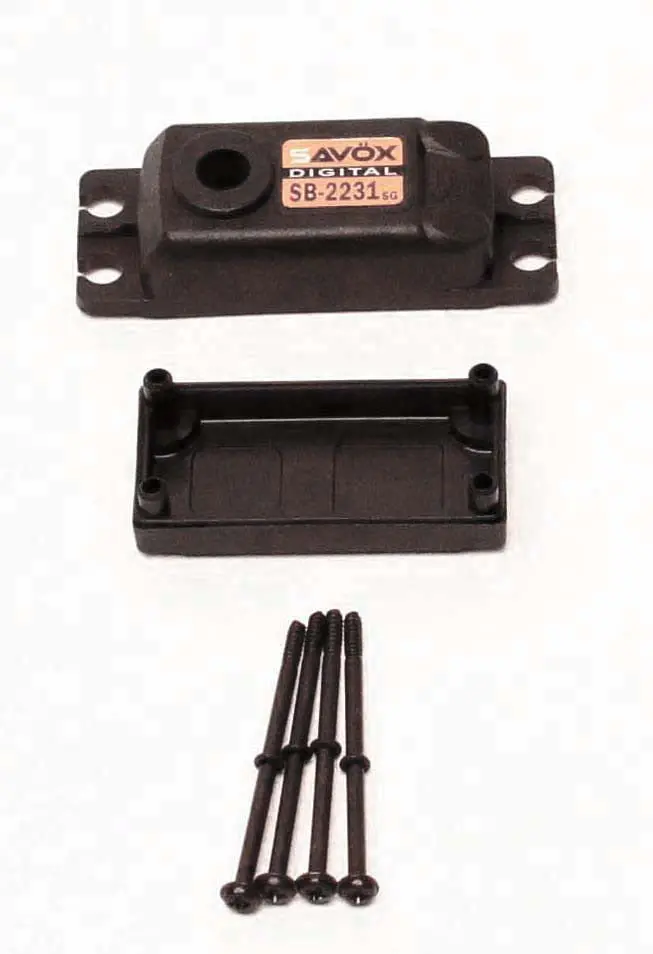 Savox - Top And Bottom Servo Case With Screws For Sgsb2231sg 1