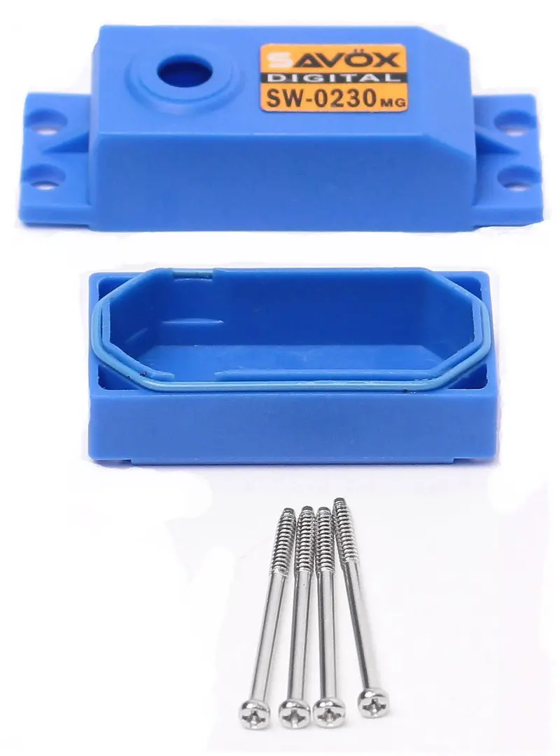 Savox - Top And Bottom Servo Case With Screws For Sgsw0230mg 1