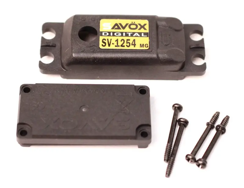 Savox - Top & Bottom Case W/ Screws, For Sv1254mg Servo 1