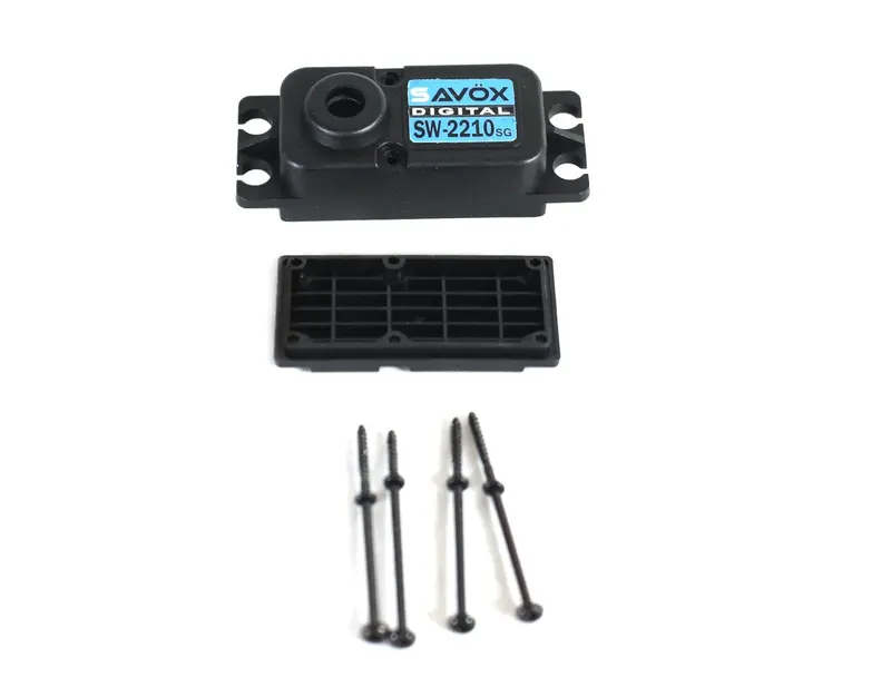 Savox - Top & Bottom Servo Case W/ 8 Screws, For Sw2210sg & Sw2210sw-Be 1