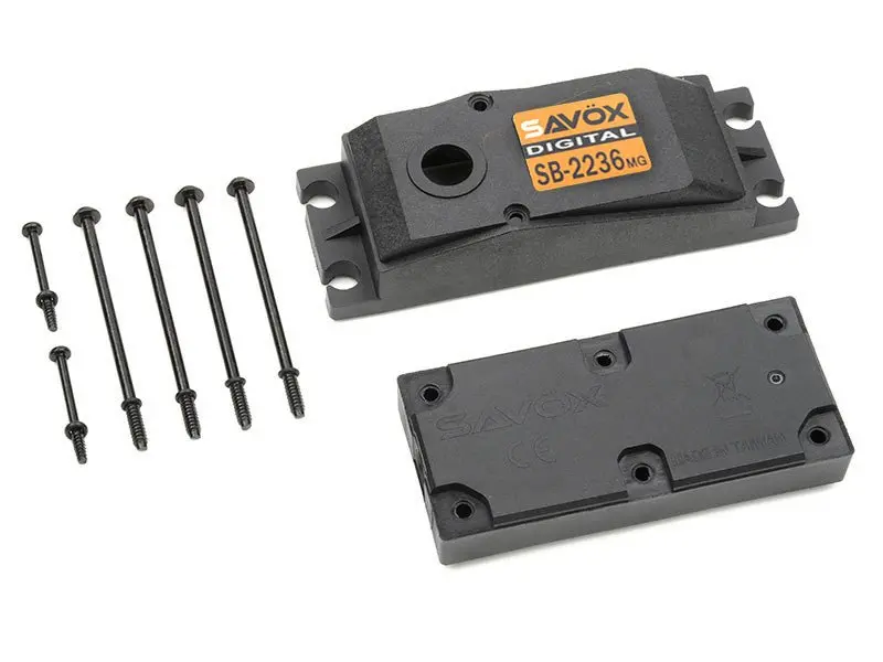 Savox - Top & Bottom Servo Case W/ Screws For Sb2236mg 1